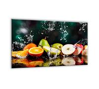 Verre Trempé plaque murale de cuisine 80 x 52 cm Grande planche ? découper Housse Splashback Réchaud protection d'écran pour en céramique électrique Induction Fruit Splash 126510526 par semax