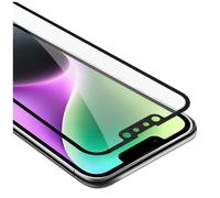 Verre trempé pour Apple iPhone 14 en TRANSPARENT avec NOIR Film de protection d'écran durci tempered glass plain ecran d'une dureté de 9H avec 3D Touch