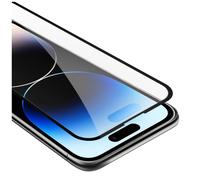 Verre trempé pour Apple iPhone 14 PRO MAX en TRANSPARENT avec NOIR Film de protection d'écran durci tempered glass plain ecran d'une dureté de 9H avec 3D Touch