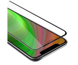 Verre trempé pour Apple iPhone X / XS en TRANSPARENT avec NOIR Film de protection d'écran durci tempered glass plain ecran d'une dureté de 9H avec 3D Touch