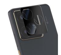 iMak, protection de caméra en verre Realme GT 7 / 7T antichoc fin, noir transparent