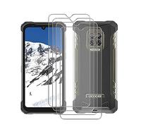 Verre Trempé pour Doogee S86 Pro (6.10 pouces), AQGG [4 Pièces] Verre trempé Protection écran Protecteur Film d'écran en Vitre - Dureté 9H, sans Bulles Anti-Rayures pour Doogee S86 Pro