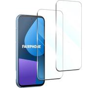 Verre Trempé pour Fairphone 5, Lot de 3 Anti-Rayures, HD Transparent, Sans Bulles d'air, 9H Dureté Verre Trempé Protection écran pour Fairphone 5