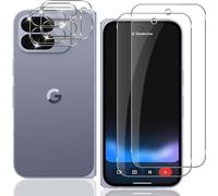 Verre Trempé Pour Googel Pixel 10 Pro Fold, 2 Pièces Protection Écran Film Avec 2 Pièces Caméra Arrière Protecteur, Dureté 9h Film Objectif Ultra Hd Vitre Trempé