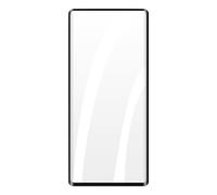 Avizar Verre Trempé pour Honor 70 9H Biseautés 5D Adhésion Totale Noir