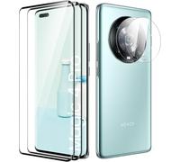 Verre Trempé Pour Honor Magic 4 Pro ¿ Protection Écran Bord À Bord, Ultra Hd 99,9% Transparent, Dureté 9h Anti-Rayures, Sensible Au Toucher, Sans Bulles, Compatible Coque, Pack 2+2