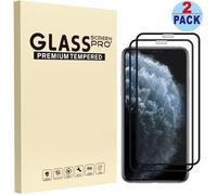 Verre Trempé pour iPhone 12 Pro Max (6.7"") [2 Pièces] Couverture Complète Film Protection Écran