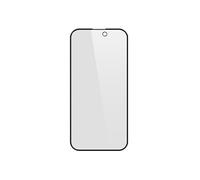 Verre Trempé pour iPhone 15 Plus Anti-espion Dureté 9H Noir Transparent