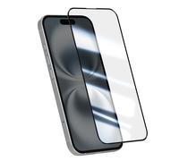 Verre Trempé pour iPhone 16 Anti Rayures Bord Incurvé 3D Ultra Résistant Transparent