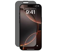Verre Trempé pour iPhone 16 Pro Max Anti-espion Dureté 9H Noir