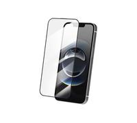 Verre Trempé pour iPhone 16e Dureté 9H Anti-rayures Biseauté Noir