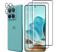 Verre Trempé Pour Motorola Moto Edge 60 Fusion, 2 Pièces 3D Film Protection Écran Et 2 Pièces Caméra Arrière Protecteur, Sans Bulles, Double Protection[Trempe8251]