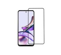 Verre trempe pour Motorola Moto G13 4G / G23 4G / G53 5G - film de protection incurve integral - NOIR -