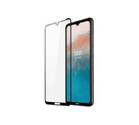 Verre trempe pour Nokia C21 Plus / Realme C30 - film de protection incurve integral - NOIR -