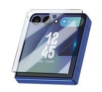 Verre Trempé pour Protection Ecran Externe Galaxy Z Flip 7 5G Ultra Résistant Noir transparent