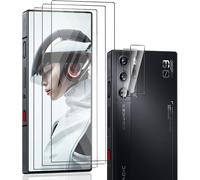 Verre Trempé Pour Red Magic 9 Pro / 9 Pro Plus / 9s Pro - Lot 3 Protections Écran 0,33 Mm 9h + 2 Protections Lentille Caméra Hd 2,5d Antitraces