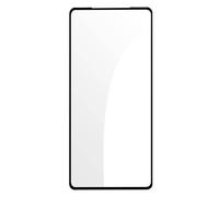 Verre Trempé pour A54 5G Adhésion totale Bord Biseauté Antichoc Noir