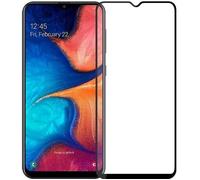 Verre Trempe pour Samsung Galaxy A20E - Film Bord Noir Intégral Ecran Resistant [Phonillico®]