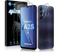 Verre Trempé Pour Samsung Galaxy A25 5G Avec Caméra Arrière Protecteur [2+2 Pièces], Dureté 9H [Sans Bulles] [Ultra Hd] Ultr[n4419]