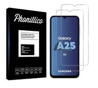 Verre Trempé pour Samsung Galaxy A25 5G [Pack 2] Film Vitre Protection Ecran Phonillico®