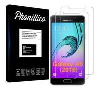 Verre Trempe pour Samsung Galaxy A5 2016 A510 - [Pack 2] Film Vitre Protection Ecran Ultra Resistant [Phonillico®]