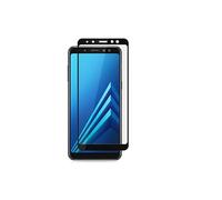 PHONILLICO Verre Trempe Samsung Galaxy A8 2018 - Film Protection Ecran Intégral Bord Noir Ultra Resistant Vitre Protecteur