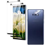 Verre Trempé pour Samsung Galaxy Note 9 2+2 Pièces Plein écran Film Protection écran [Sensible au Toucher][Bord à Bord][Affaire Classée][sans Bulle][Anti-Scratch][Ultra HD]