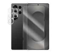 Verre trempé pour Samsung Galaxy S25 Ultra 5G SM-S938B 6.9"" + Verre trempé Protecteur d'objectif camera arrière - Visiodirect