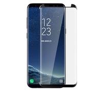 PHONILLICO® Film Protection Ecran en Verre Trempe Bord Noir pour Samsung Galaxy S8 - Ultra Resistant Vitre Ecran Protecteur 100% Incurve Integral
