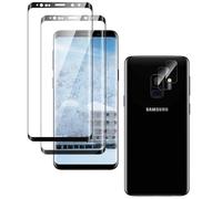 Verre Trempé pour Samsung Galaxy S9 2+2 Pièces Plein écran Film Protection écran [Sensible au Toucher][Bord à Bord][Affaire Classée][sans Bulle][Anti-Scratch][Ultra HD]
