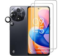 Verre trempé pour TCL 60R (5G) ¿ Pack 2 protections écran 9H + 3 films pour objectif caméra, revêtement oléophobe et kit d'installation
