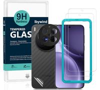 Verre Trempé Pour Vivo X300 Pro 5G,2 Pièces Dureté 9H Protecteurs D'Écran Et Protection Caméra,Facile À Installer,Support Déverrouillage Des Empreintes Digitales,Anti-Bulle,Anti-Éclat