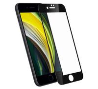 Verre Trempé Protection Intégrale iPhone SE 2022 / 2020 et 8 / 7 - Bords Noir