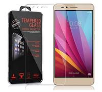 cadorabo Verre Trempé compatible avec Honor 5X / Huawei GR5 en HAUTE TRANSPARENT - Verre de protection d'écran trempé (Tempered) en dureté 9H avec 3D touch