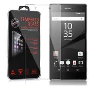 Cadorabo Film De Protection Compatible Avec Sony Xperia Z5 En Haute Transparent - Verre De Protection D'écran Durci (Tempered) D'une Dureté De 9h Avec Compatibilité 3d Touch