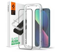 Verre Trempé - Spigen - AlignMaster - iPhone 13/13 Pro - Noir - Résistant aux rayures