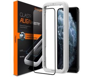 Verre Trempé - Spigen - iPhone 11 Pro Max - AlignMaster - 9H - Protection Complète