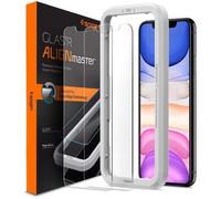 Verre Trempé - Spigen - iPhone 11/XR - 2 Pièces - Technologie Auto-Align - Dureté 9H