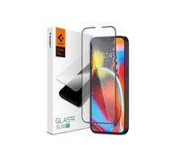 Verre Trempé - Spigen - iPhone 13 Mini - Slim - Noir - Résistant aux rayures