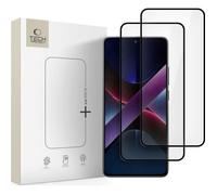 Verre trempé - SPIGEN - Tech-Protect Glass Fit+ - Lot de 2 - Pour Xiaomi Poco X7 Pro 5G - Noir