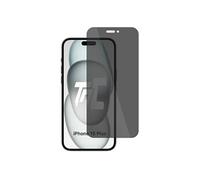 TM-Concept® Verre trempé teinté pour Apple iPhone 15 Plus - Vitre protection fonction anti-espion - Gamme Privacy 2.5D - Résistance contre chocs et rayures 9H - Matériaux qualité AAA+ [ 1 unité ]