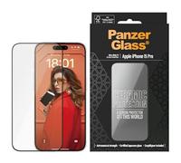 Verre trempé transparent PanzerGlass pour iPhone 15 Pro