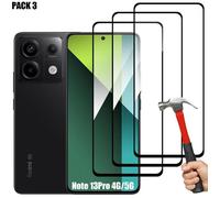 Verre Trempé - Xiaomi - Redmi Note 13 Pro 4G-5G - Pack de 3 - Anti-Rayures - Transparent