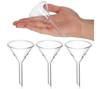 Verre Triangulaire Entonnoir de Laboratoire 60mm 3 Pièces