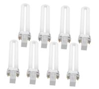 Verre Tube de Lampe à Ongles pour Manucure, 9w Lot de 8 Pièces | Blanc, Usage à Domicile pour Gel Polish et Gel Allongé, Restauration D’éclairage, Séchage Doux
