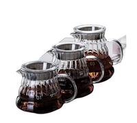 Verre Verser Sur La Cafetière, Bouilloire En Nuage, Résistance À La Chaleur, Pot De Partage De Café À 120 Degrés, Filtre Goutte À Goutte For Barista(L Black)