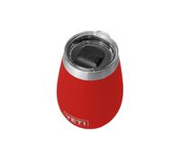 Verre vin isol sous vide YETI Rambler 10 oz en acier inoxydable avec couvercle MagSlider Canyon Red