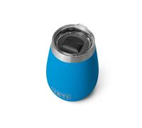 Verre vin YETI Rambler 283 ml, isol sous vide, en acier inoxydable, avec couvercle MagSlider, motif Big Wave bleu
