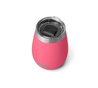 Verre vin YETI Rambler 283 ml, isol sous vide, en acier inoxydable, avec couvercle MagSlider, rose tropical