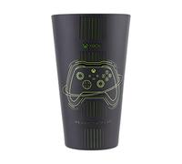 Verre XBOX - Officiel, Tumbler Noir Mat & Vert pour Boissons Froides, Design Original Manette Xbox, Cadeau pour Gamers, 400ml (14 fl oz)